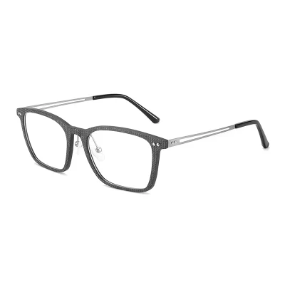 금속 안경다리가 있는 초경량 탄소 섬유 안경 광학 프레임